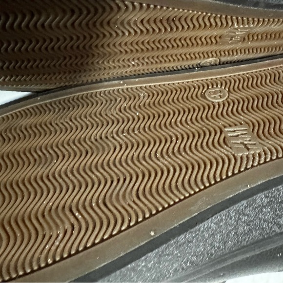 H&M Men’s Brown Faux Leather Lace-Up Casual Sneakers Size 10 - Picture 4 of 8